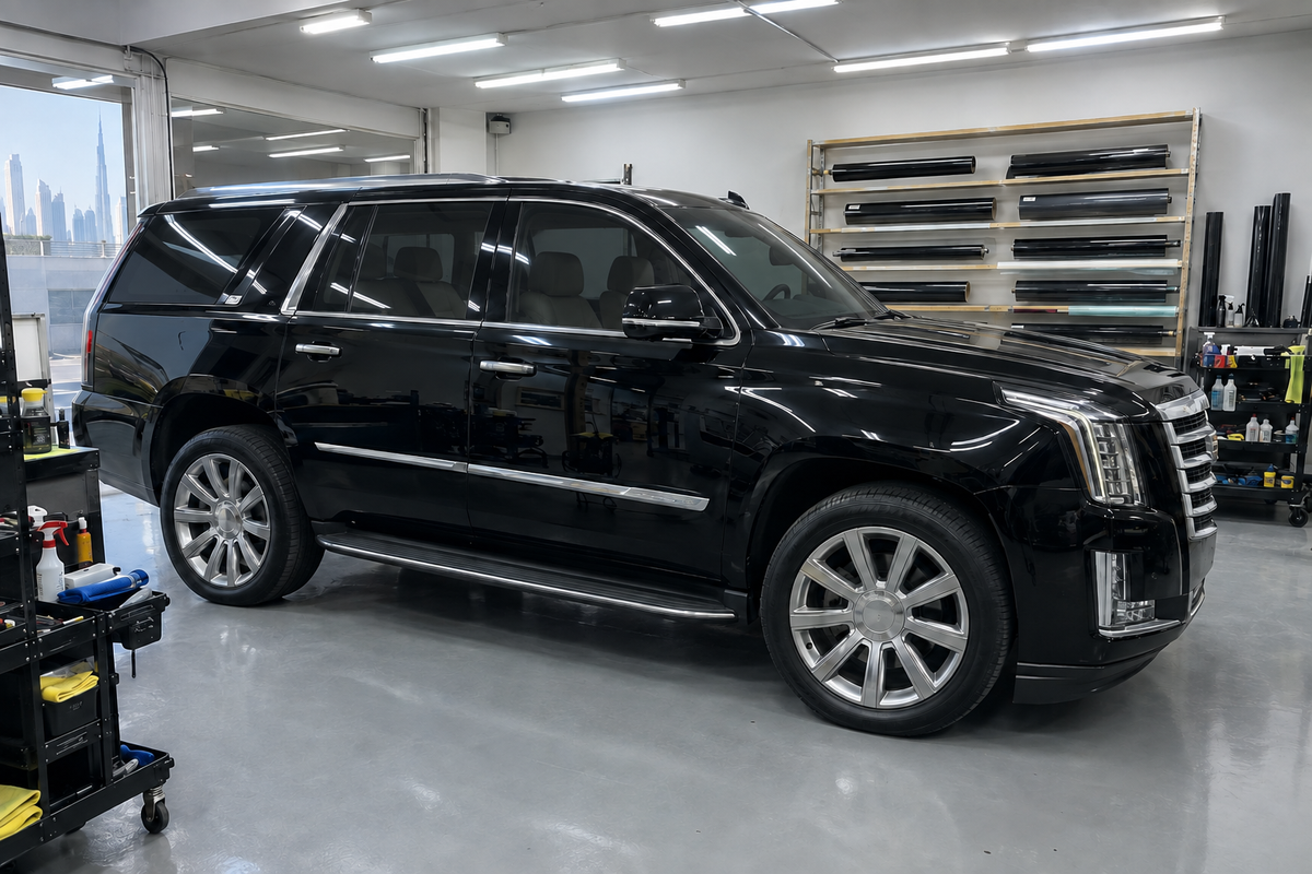 Cadillac Escalade with nano ceramic window tint