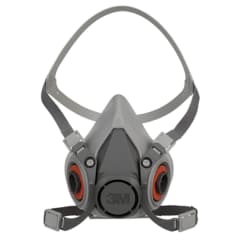 Official 3M 6200 reusable half-facepiece respirator, medium