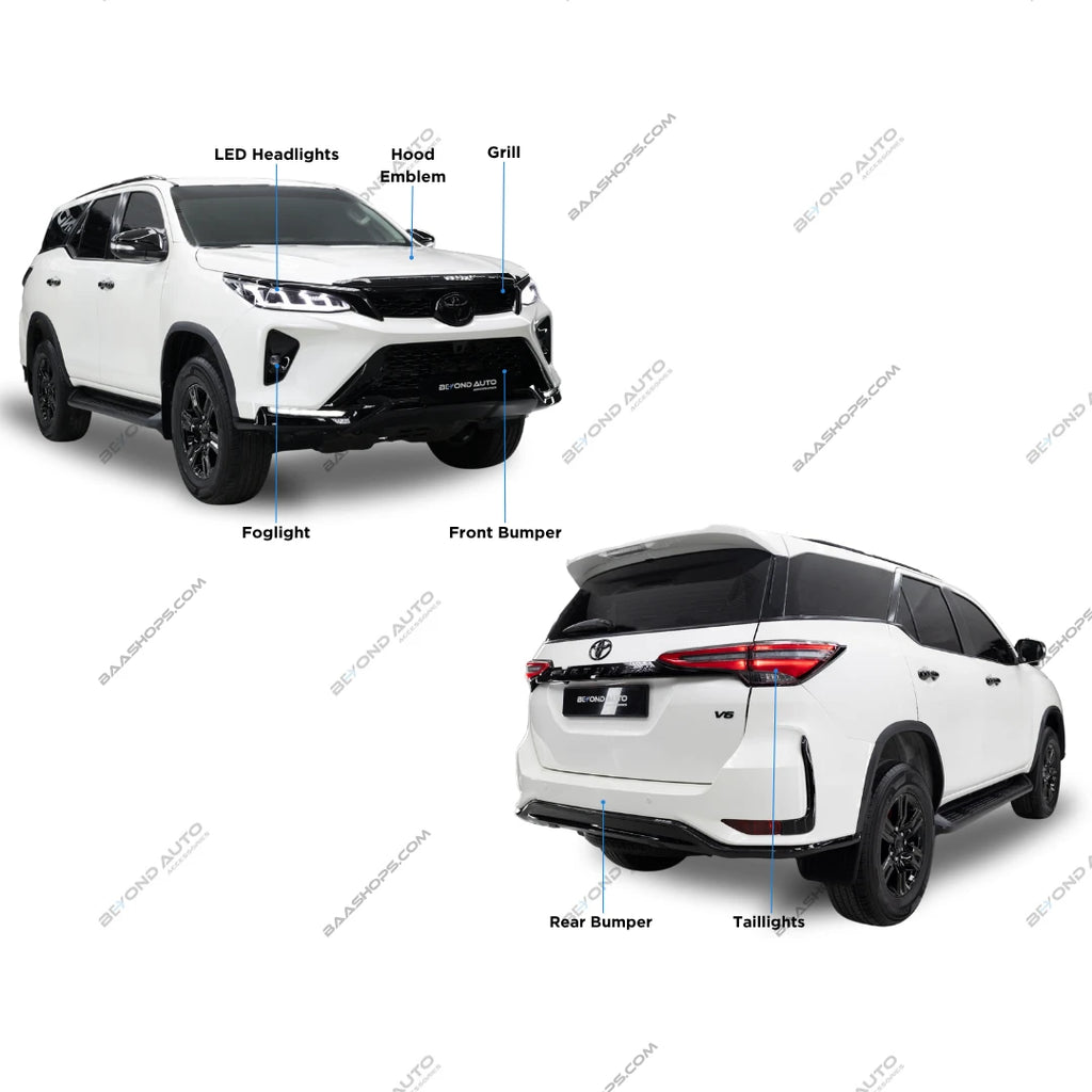 Toyota Fortuner Legender body kit, product detail