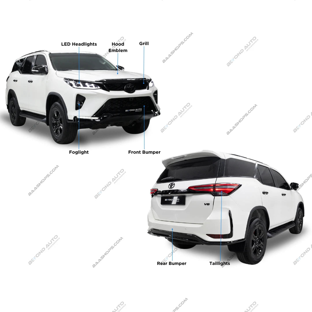 Toyota Fortuner Legender body kit, product detail