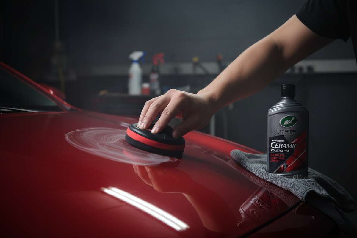 Turtle Wax Hybrid Solutions Ceramic Polish & Wax 14 fl oz / 414 ml – Turtle Wax | AUTO SPORTS CAR CARE (view 3)
