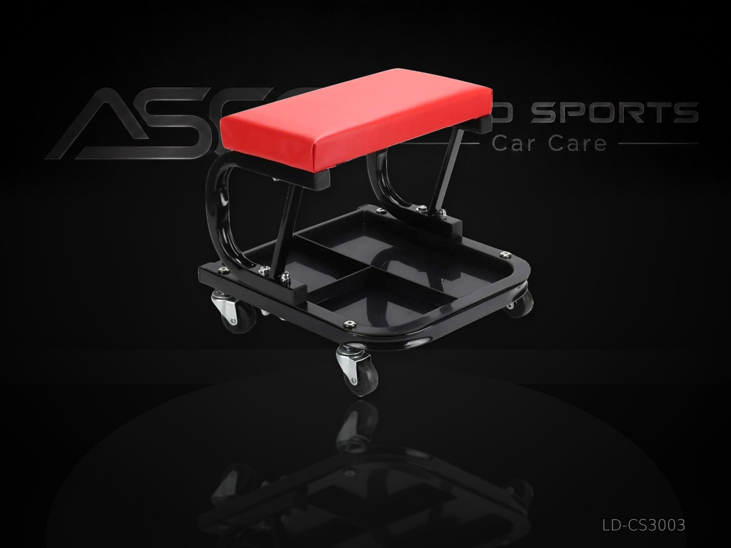 Rolling workshop seat with tool tray LD-CS3003