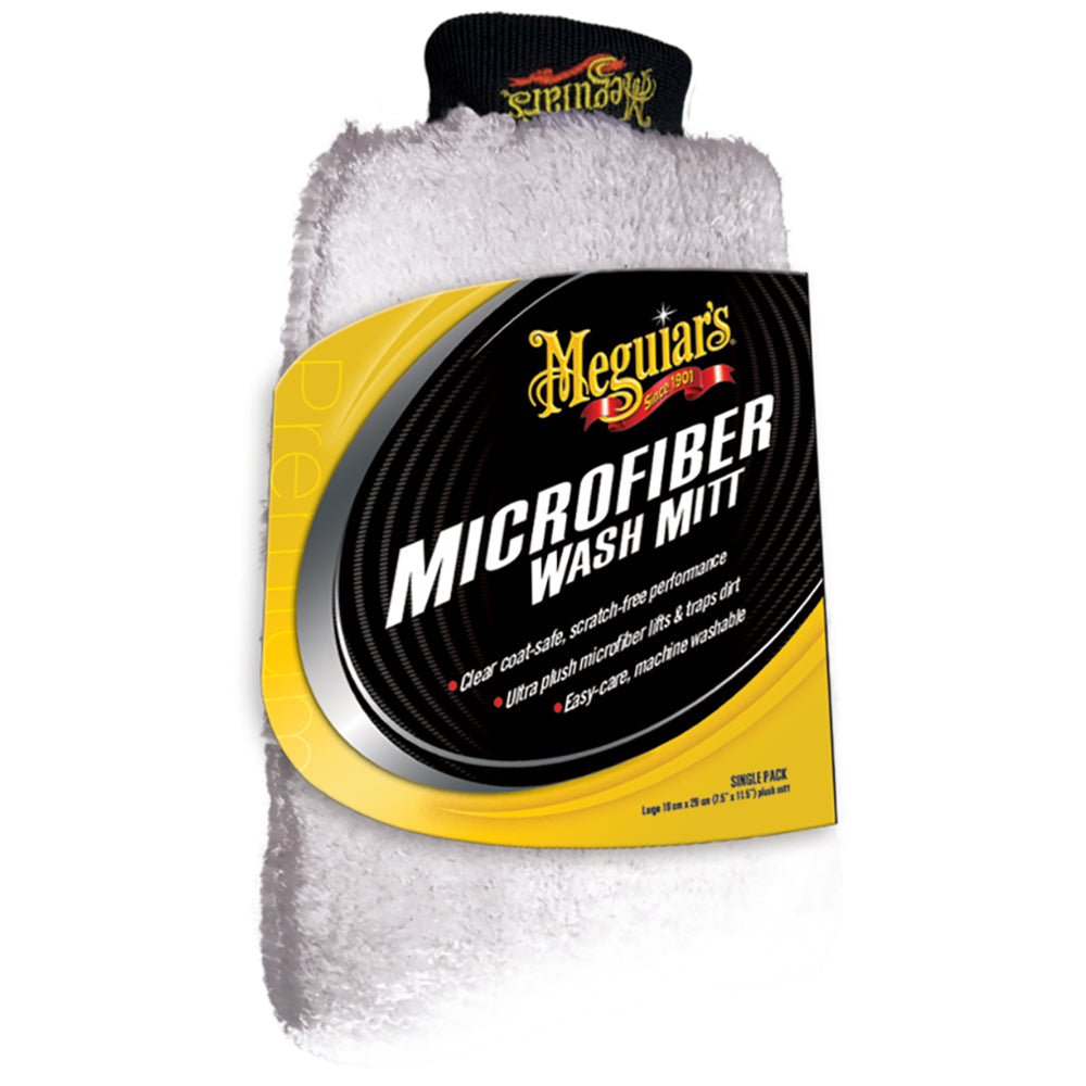 Meguiar's Microfiber Wash Mitt – X3002, 8 x 10 in – Meguiar's | AUTO SPORTS CAR CARE