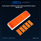 Auto Sport 100-Piece Non-Marring Plastic Razor Blade Set VX-75 catalogue image 1