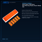 Auto Sport 100-Piece Non-Marring Plastic Razor Blade Set VX-75 catalogue image 3