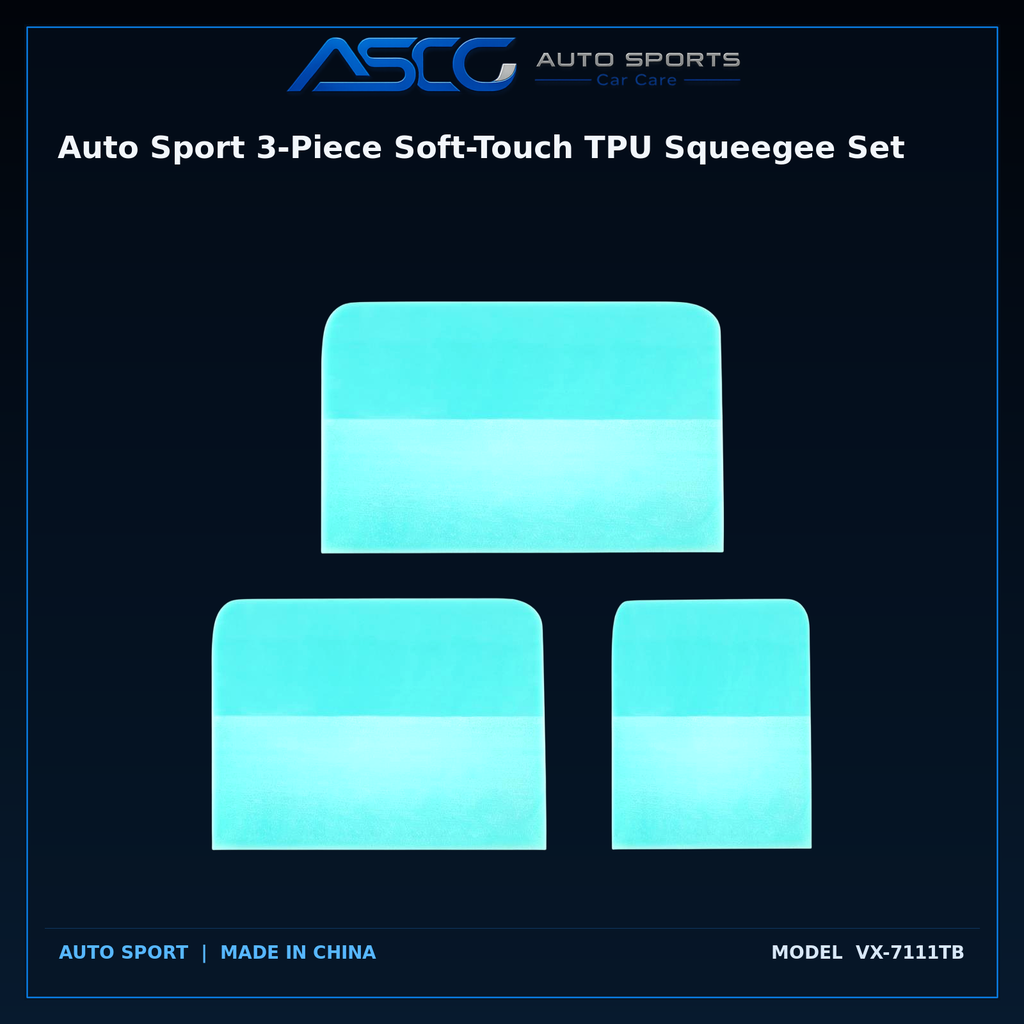 Auto Sport 3-Piece Soft-Touch TPU Squeegee Set VX-7111TB catalogue image 1
