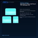 Auto Sport 3-Piece Soft-Touch TPU Squeegee Set VX-7111TB catalogue image 3
