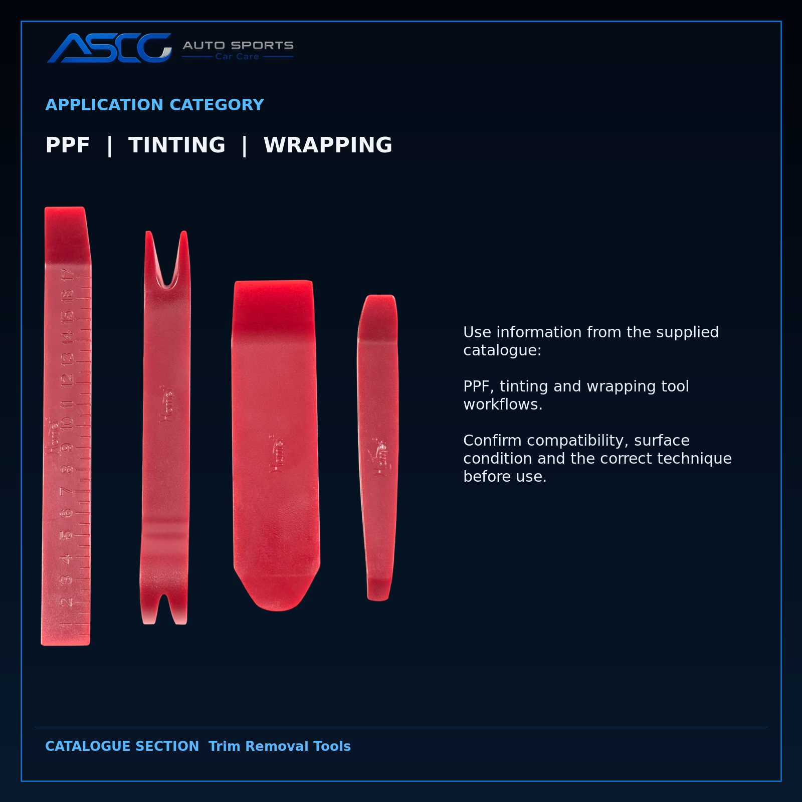 Auto Sport 4-Piece Interior Trim & Molding Removal Kit VX-498 catalogue image 4