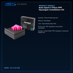Auto Sport 5 Piece PPF Squeegee Installation Kit VX-7111P-5XB catalogue image 3