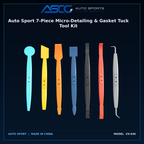 Auto Sport 7-Piece Micro-Detailing & Gasket Tuck Tool Kit VX-630 catalogue image 1
