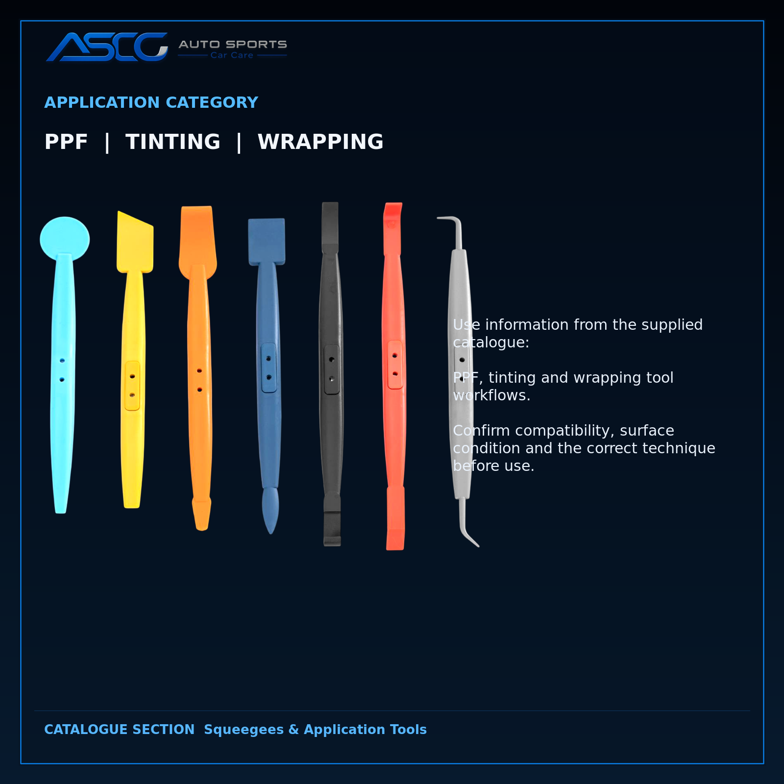 Auto Sport 7-Piece Micro-Detailing & Gasket Tuck Tool Kit VX-630 catalogue image 4