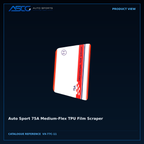 Auto Sport 75A Medium-Flex TPU Film Scraper VX-77C-11 catalogue image 2