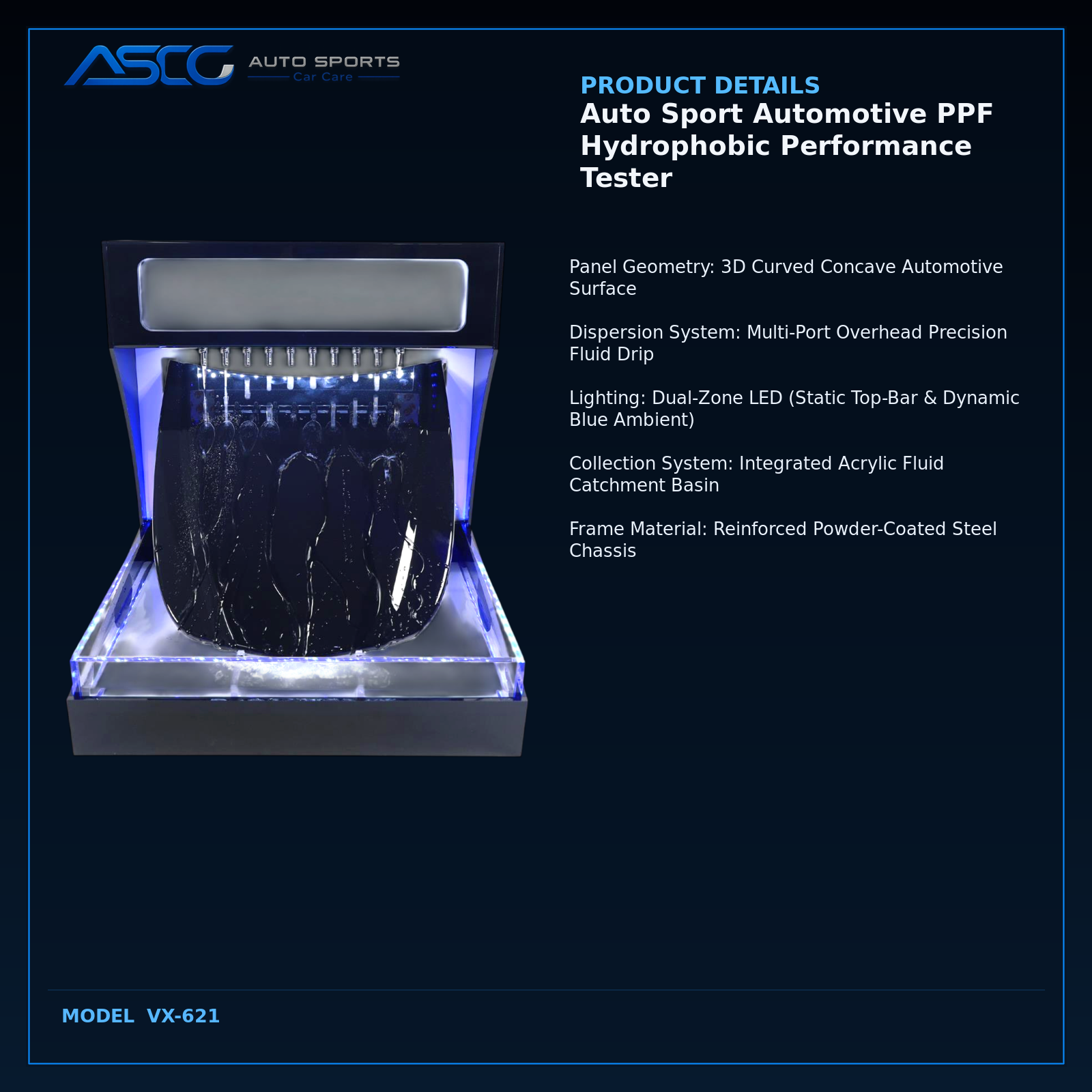 Auto Sport Automotive PPF Hydrophobic Performance Tester VX-621 catalogue image 3