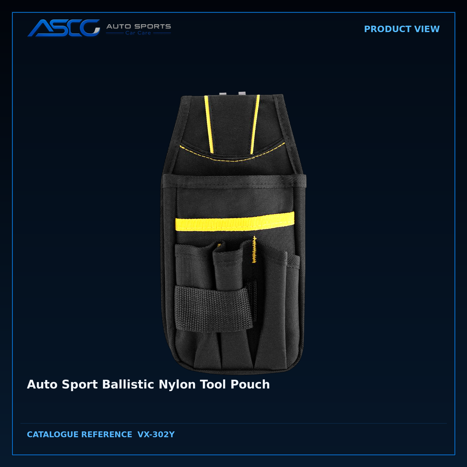 Auto Sport Ballistic Nylon Tool Pouch VX-302Y catalogue image 2