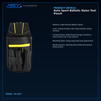 Auto Sport Ballistic Nylon Tool Pouch VX-302Y catalogue image 3