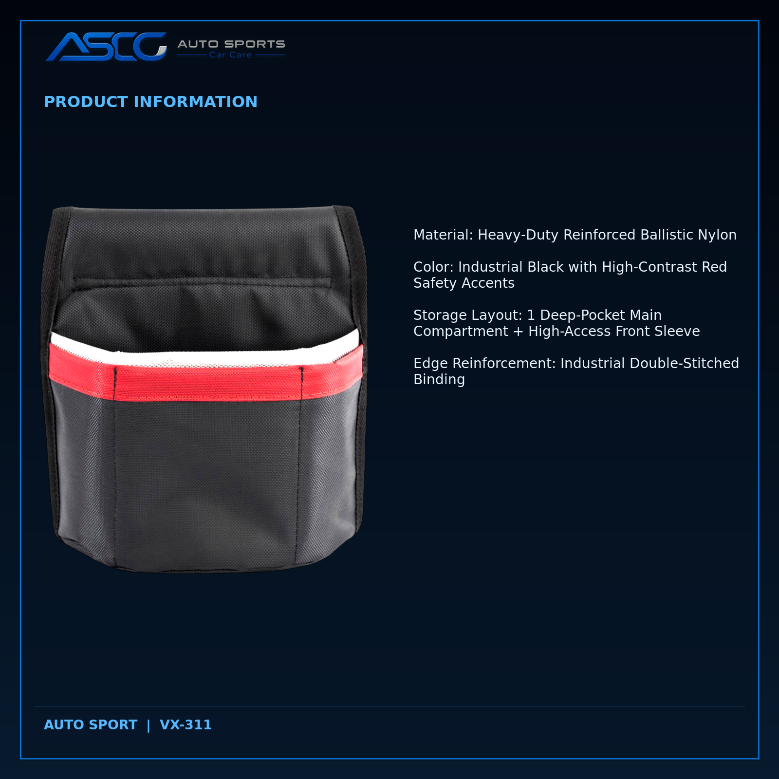 Auto Sport Compact Tool Pouch VX-311 catalogue image 5
