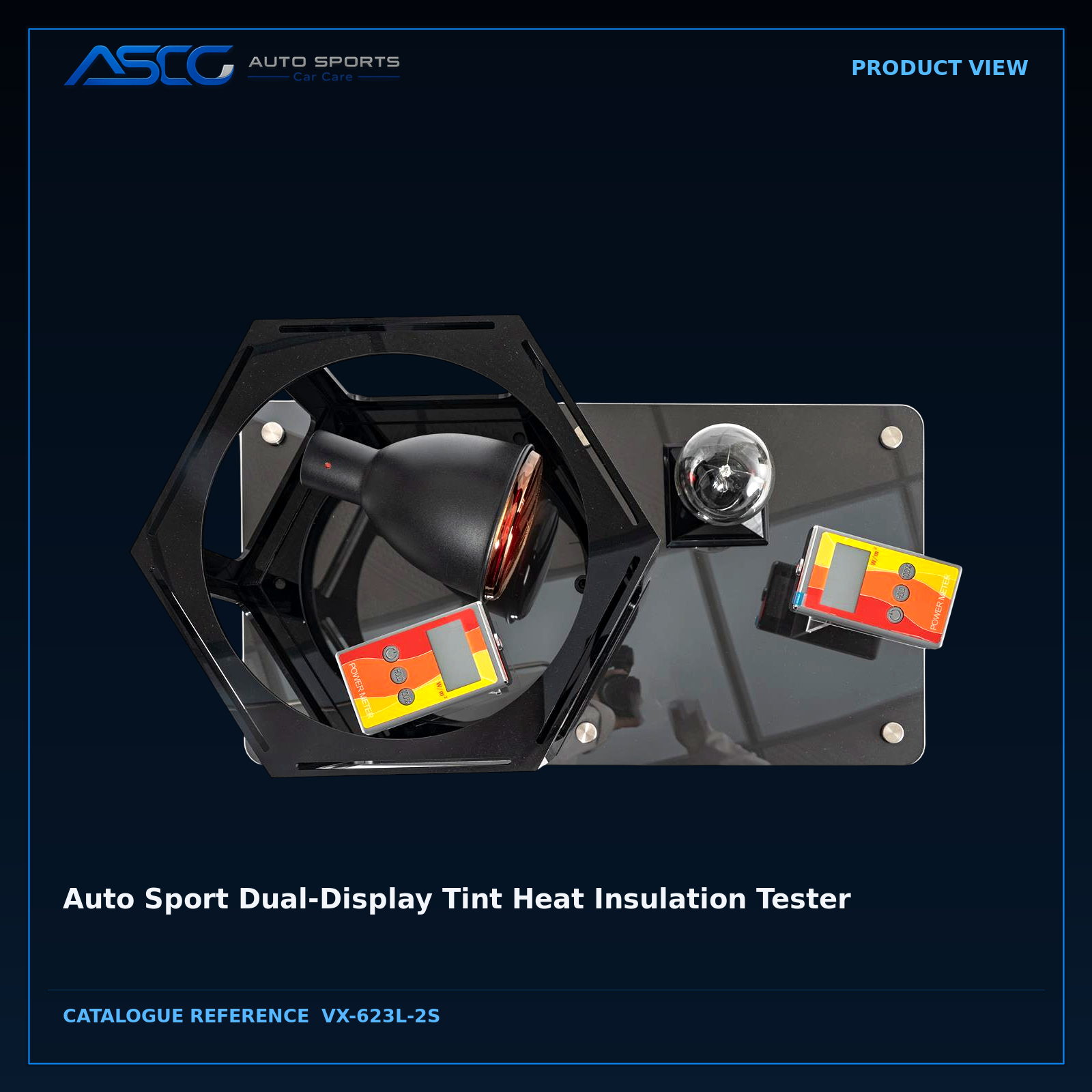 Auto Sport Dual-Display Tint Heat Insulation Tester VX-623L-2S catalogue image 2