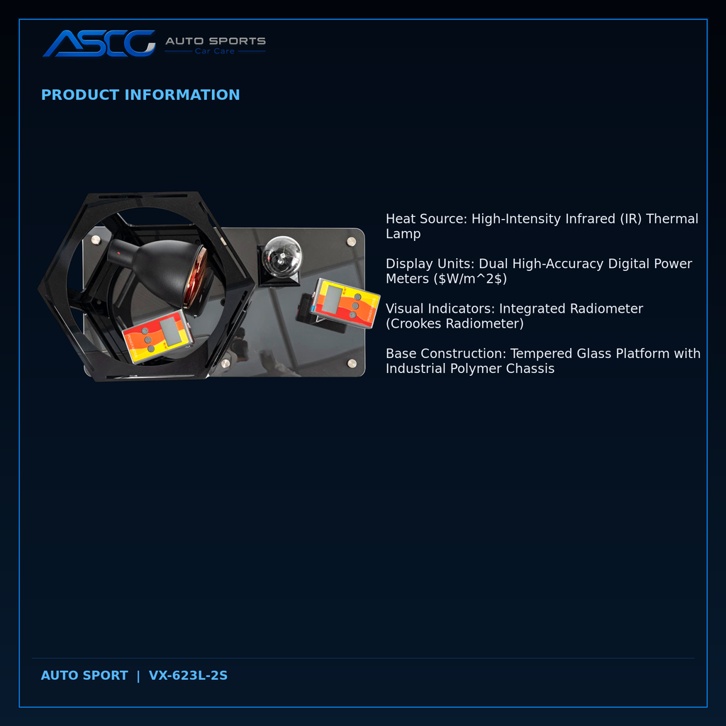 Auto Sport Dual-Display Tint Heat Insulation Tester VX-623L-2S catalogue image 5