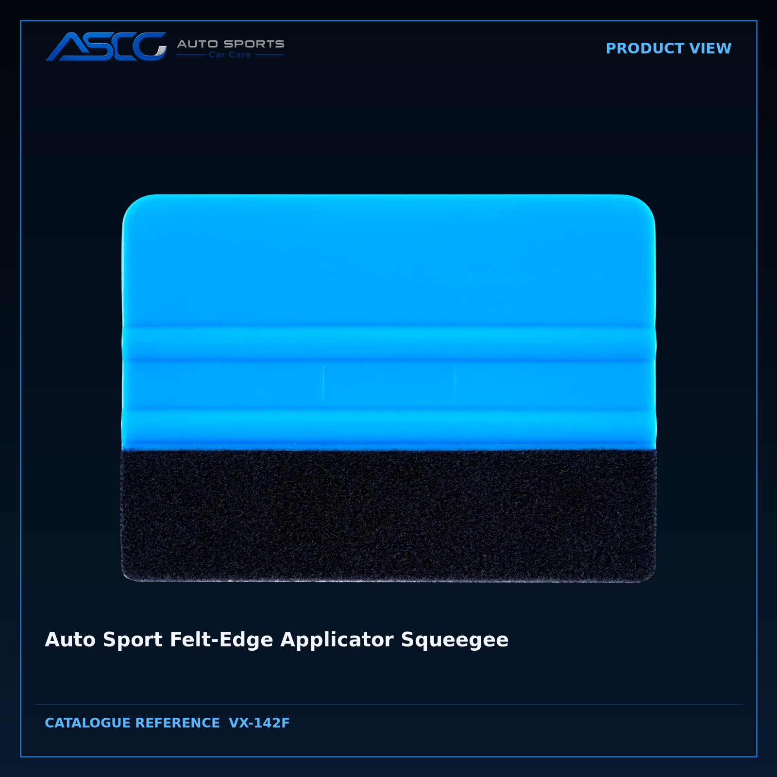 Auto Sport Felt-Edge Applicator Squeegee VX-142F catalogue image 2