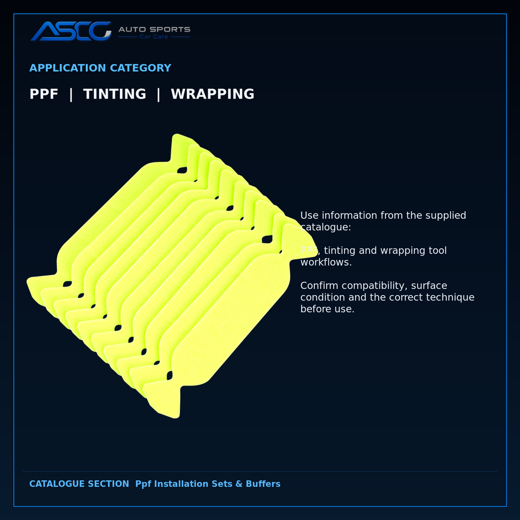 Auto Sport Green Wing-Style Squeegee Buffers VX-20FG-10 catalogue image 4