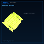 Auto Sport Green Wing-Style Squeegee Buffers VX-20FG-10 catalogue image 5