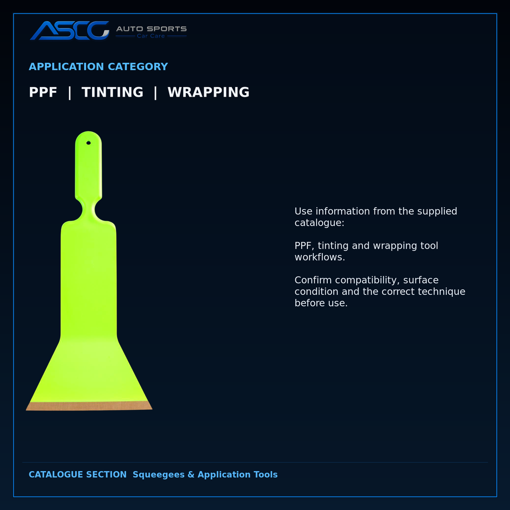 Auto Sport High-Visibility Extended Reach Paddle Squeegee With Protective Felt Edge VX-716G catalogue image 4