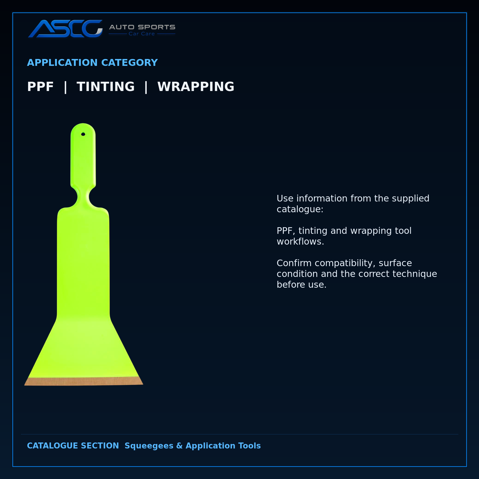 Auto Sport High-Visibility Extended Reach Paddle Squeegee With Protective Felt Edge VX-716G catalogue image 4