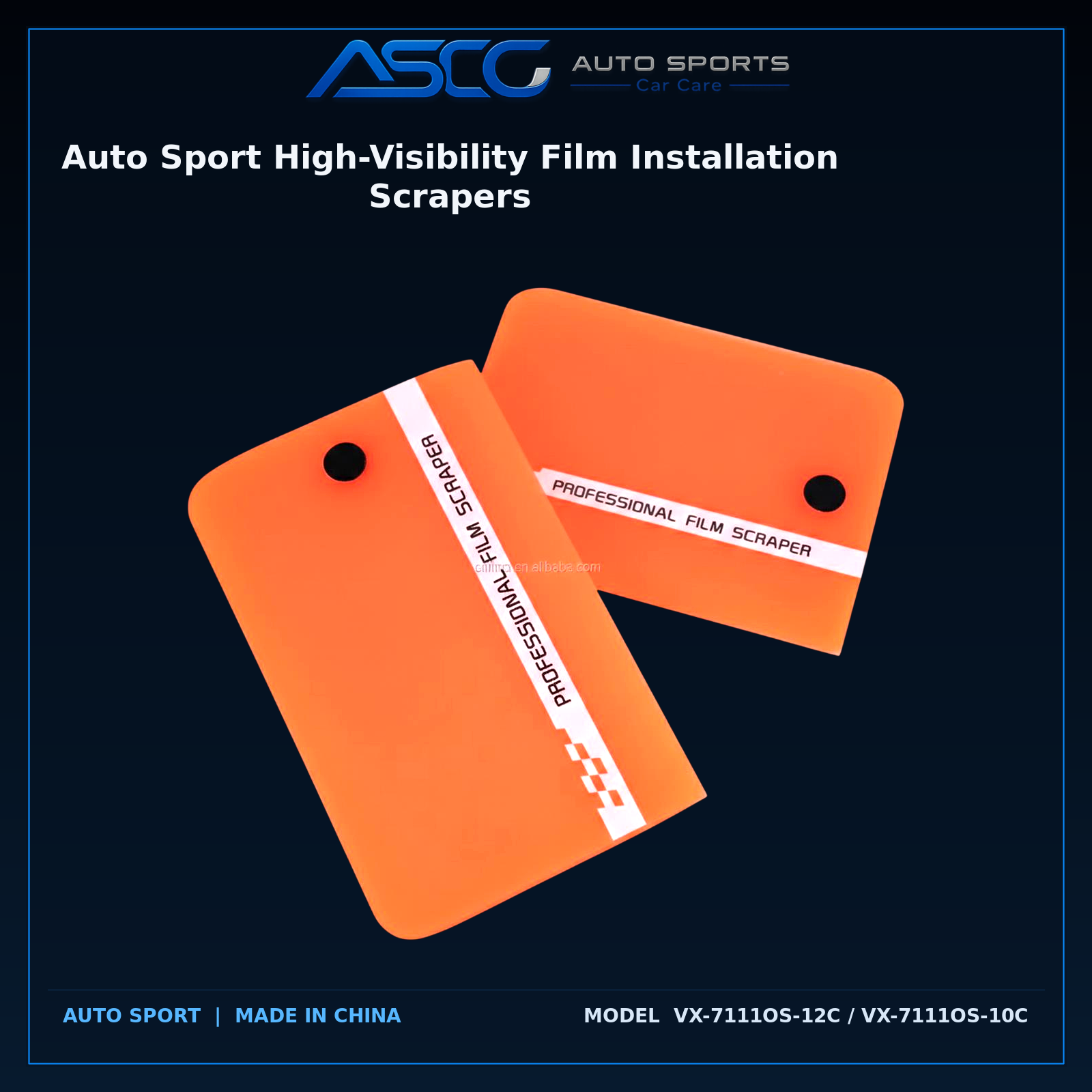 Auto Sport High-Visibility Film Installation Scrapers VX-7111OS-12C / VX-7111OS-10C catalogue image 1