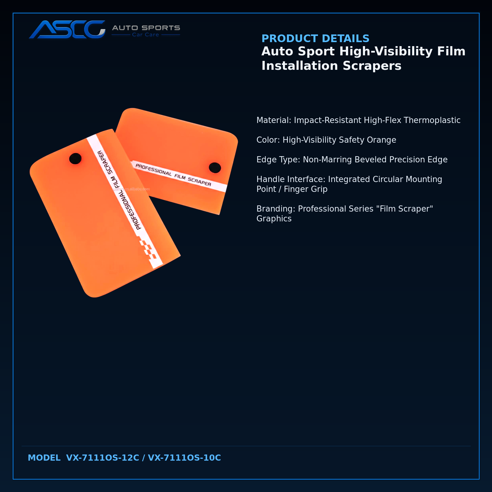 Auto Sport High-Visibility Film Installation Scrapers VX-7111OS-12C / VX-7111OS-10C catalogue image 3