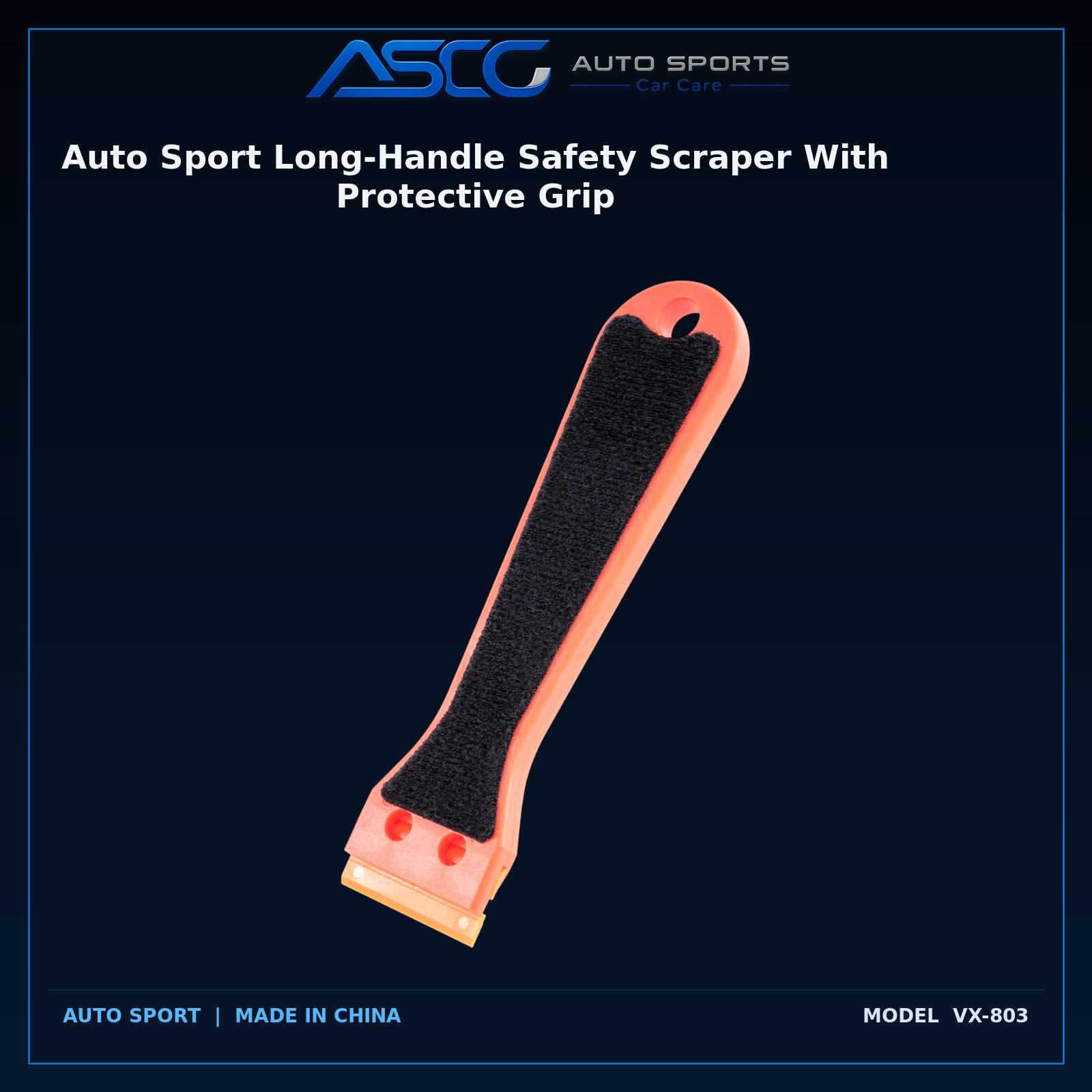 Auto Sport Long-Handle Safety Scraper With Protective Grip VX-803 catalogue image 1