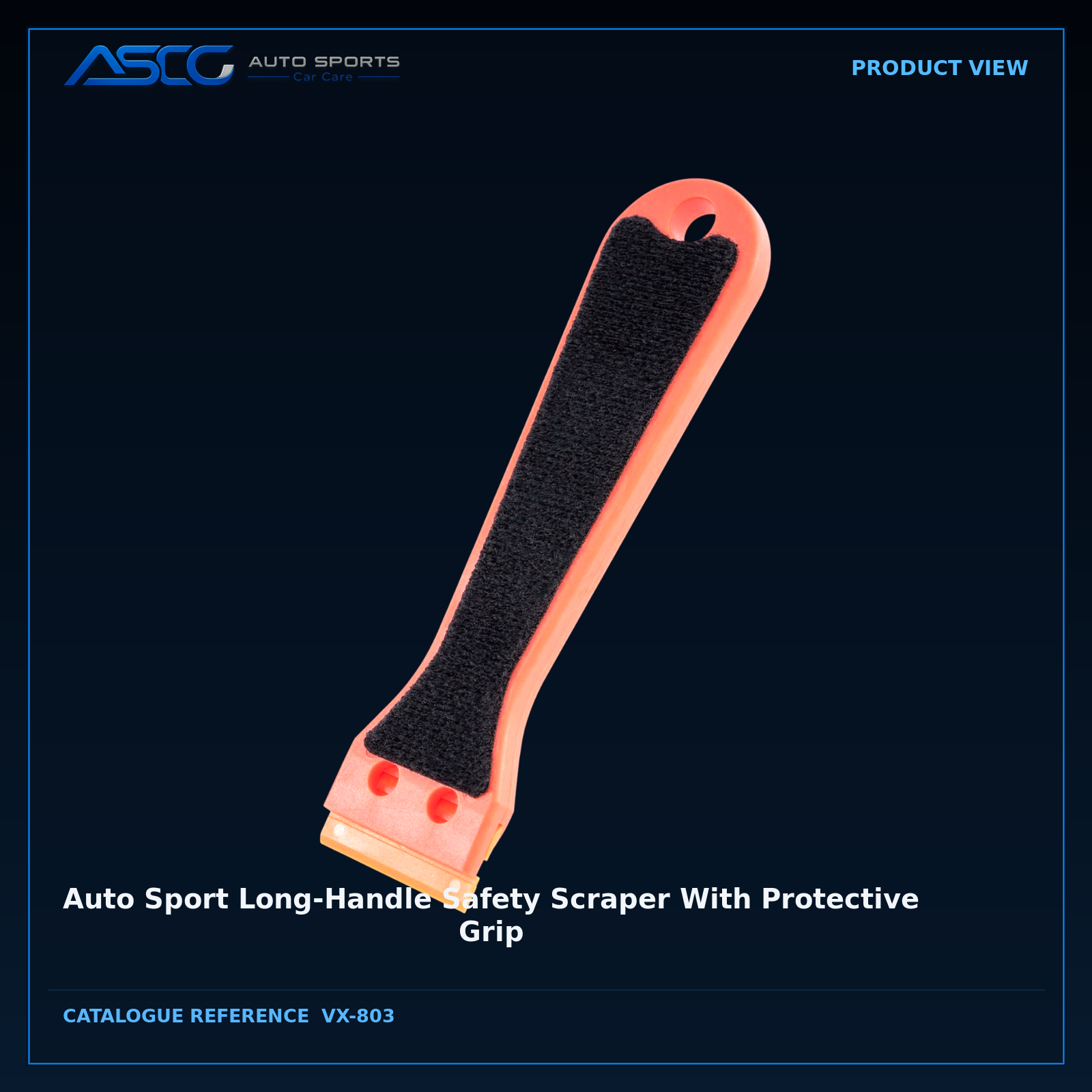 Auto Sport Long-Handle Safety Scraper With Protective Grip VX-803 catalogue image 2