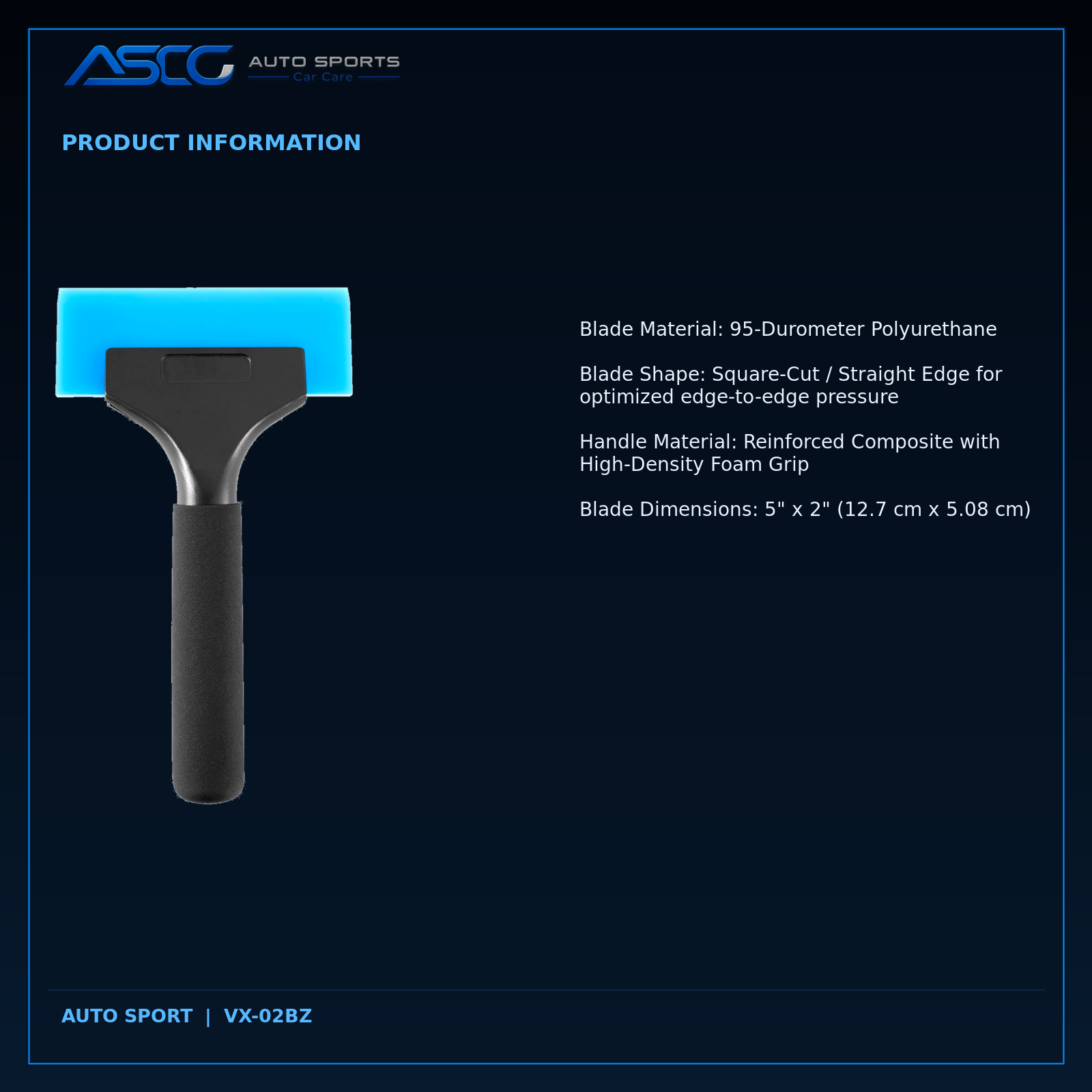 Auto Sport Long-Handle Square-Cut Squeegee VX-02BZ catalogue image 5
