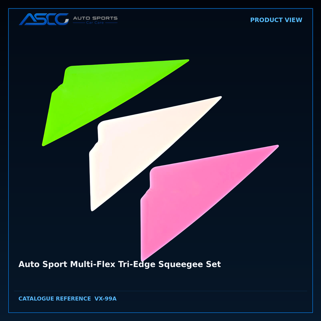 Auto Sport Multi-Flex Tri-Edge Squeegee Set VX-99A catalogue image 2