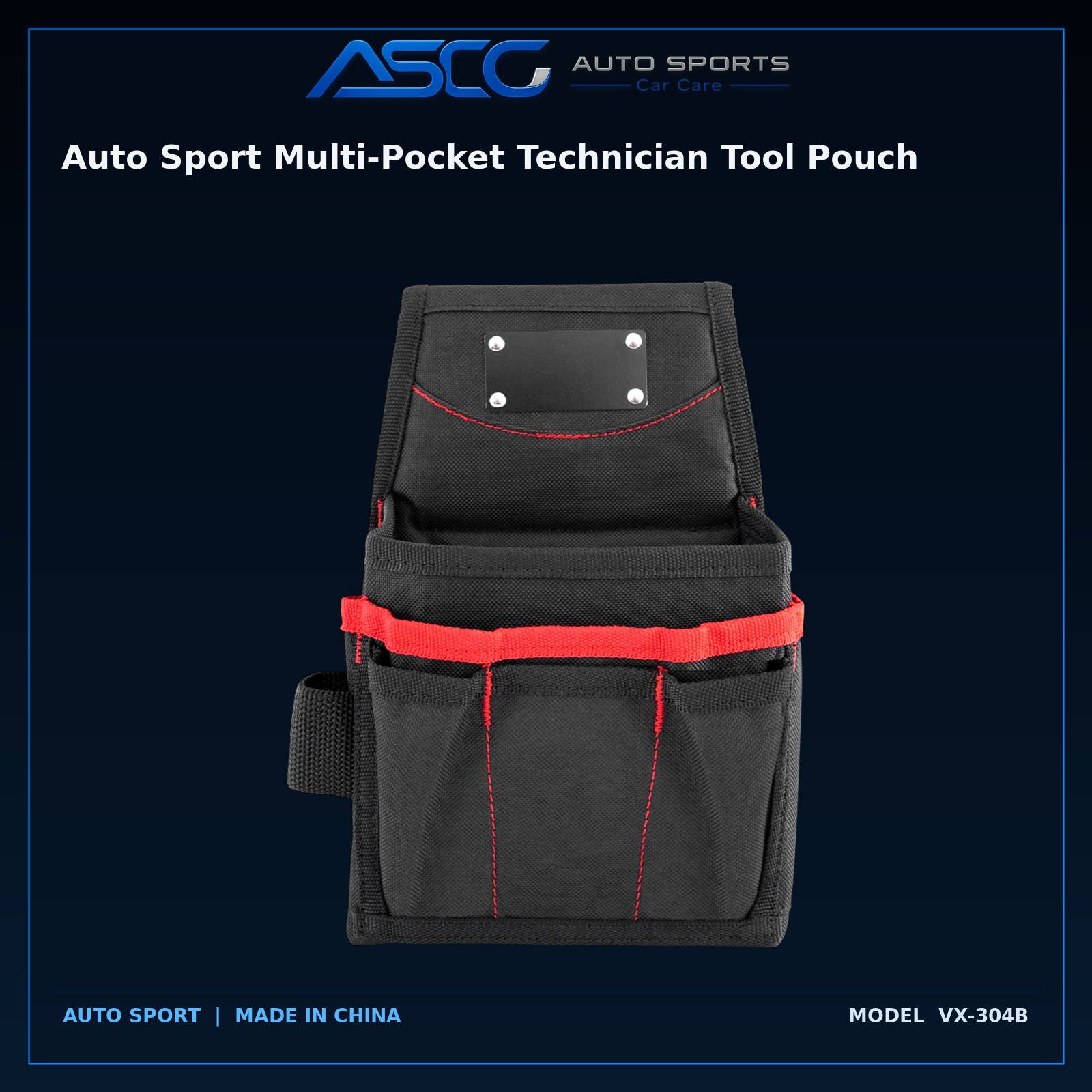 Auto Sport Multi-Pocket Technician Tool Pouch VX-304B catalogue image 1