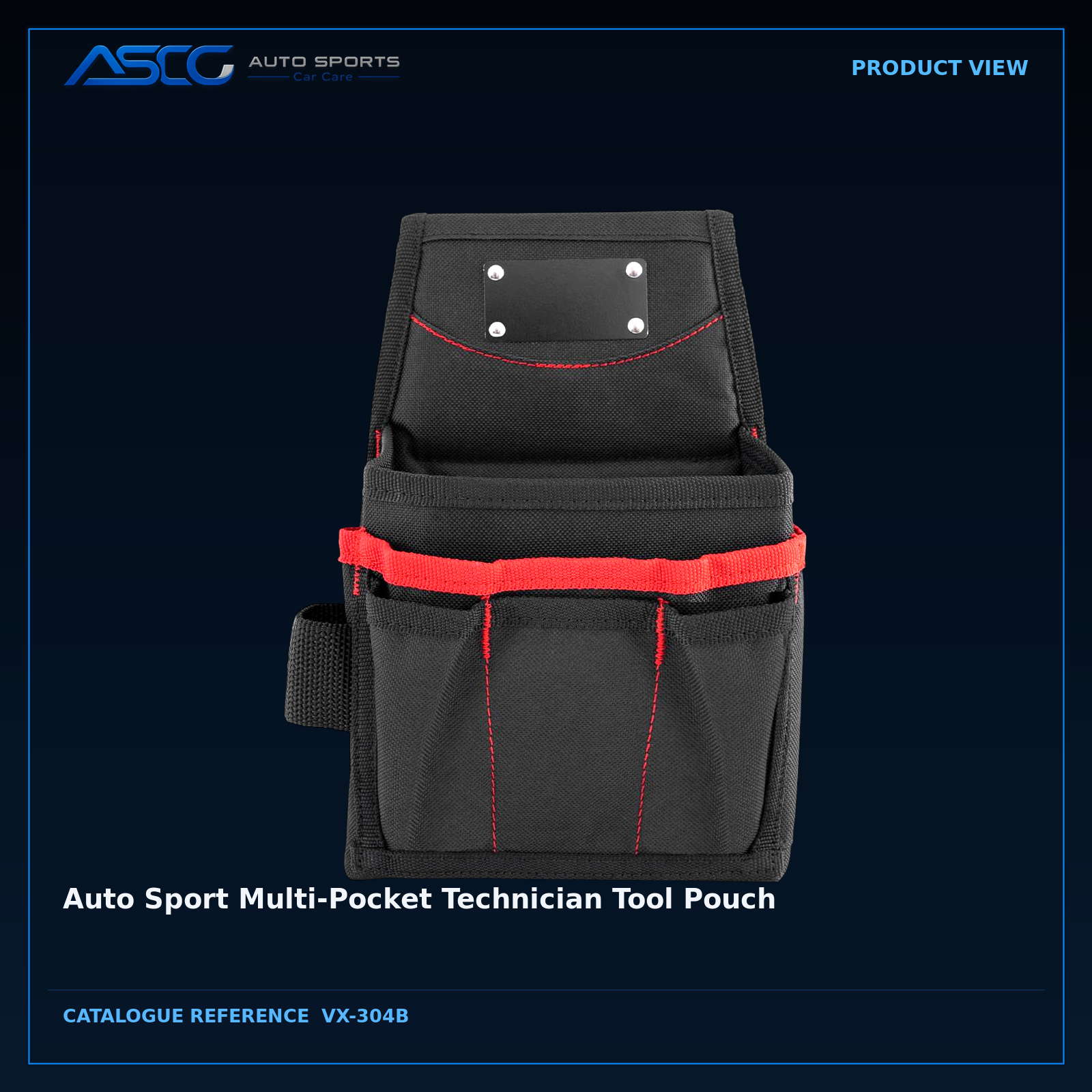 Auto Sport Multi-Pocket Technician Tool Pouch VX-304B catalogue image 2