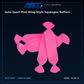 Auto Sport Pink Wing-Style Squeegee Buffers VX-20F-10 catalogue image 1