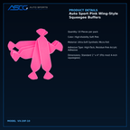 Auto Sport Pink Wing-Style Squeegee Buffers VX-20F-10 catalogue image 3