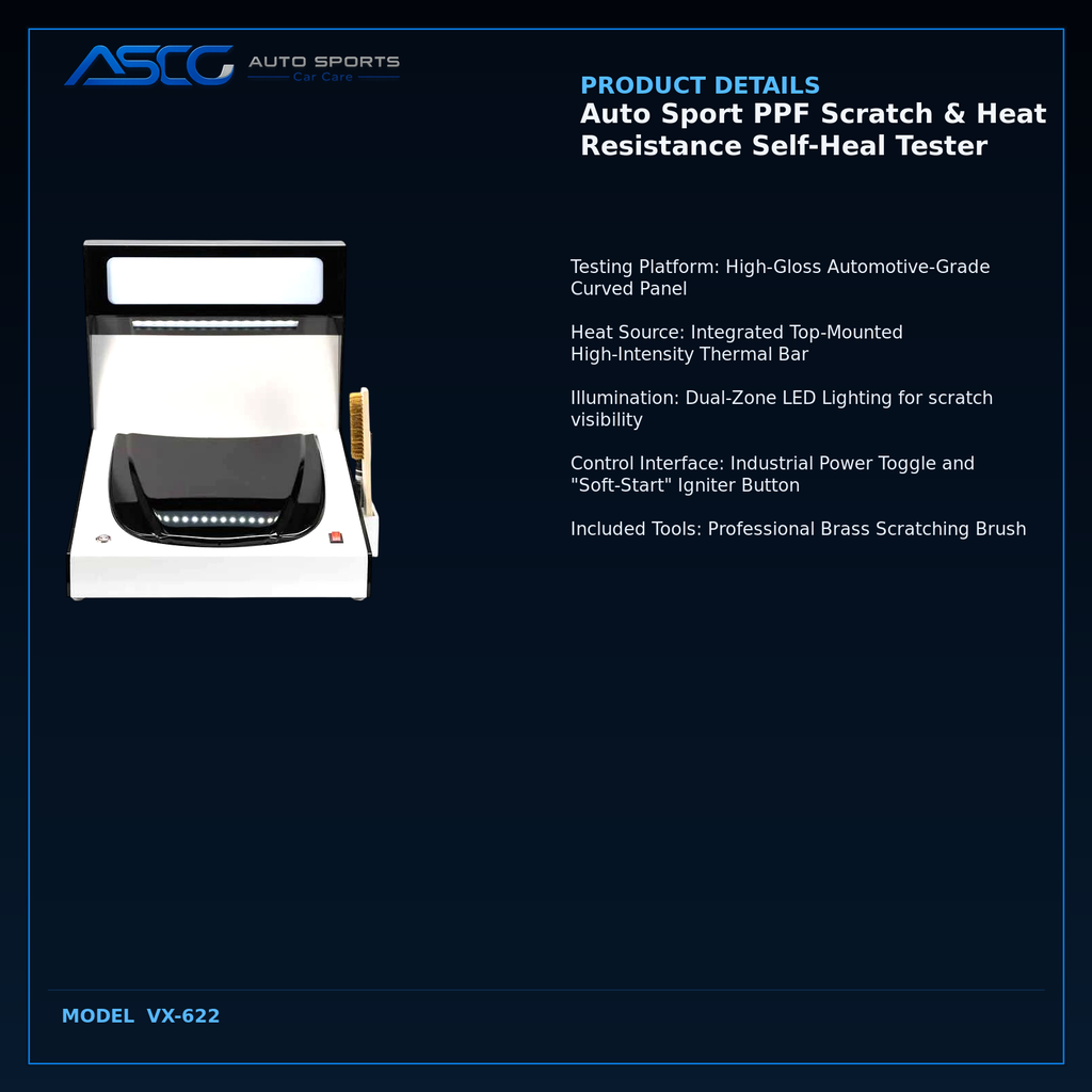 Auto Sport PPF Scratch & Heat Resistance Self-Heal Tester VX-622 catalogue image 3