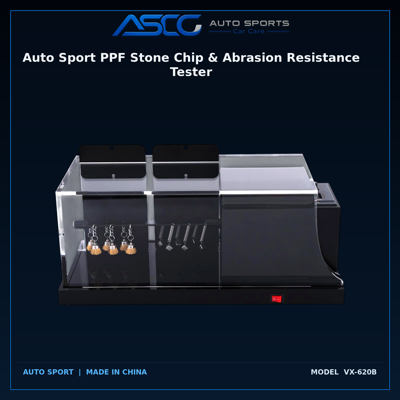 Auto Sport PPF Stone Chip & Abrasion Resistance Tester VX-620B catalogue image 1