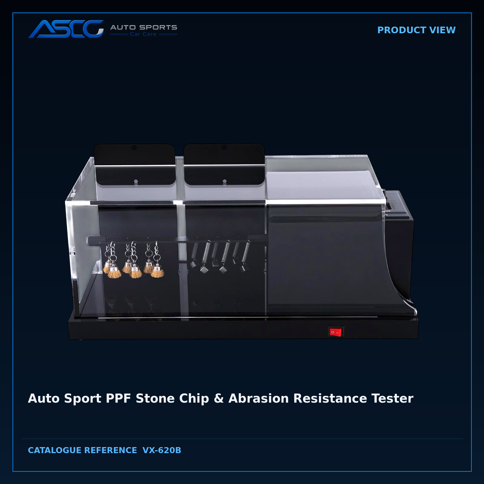 Auto Sport PPF Stone Chip & Abrasion Resistance Tester VX-620B catalogue image 2
