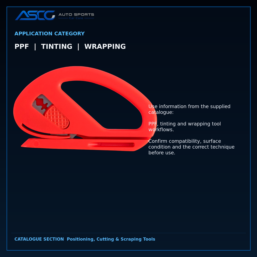 Auto Sport Precision Back-Paper Vinyl & Film Safety Cutter VX-164 catalogue image 4