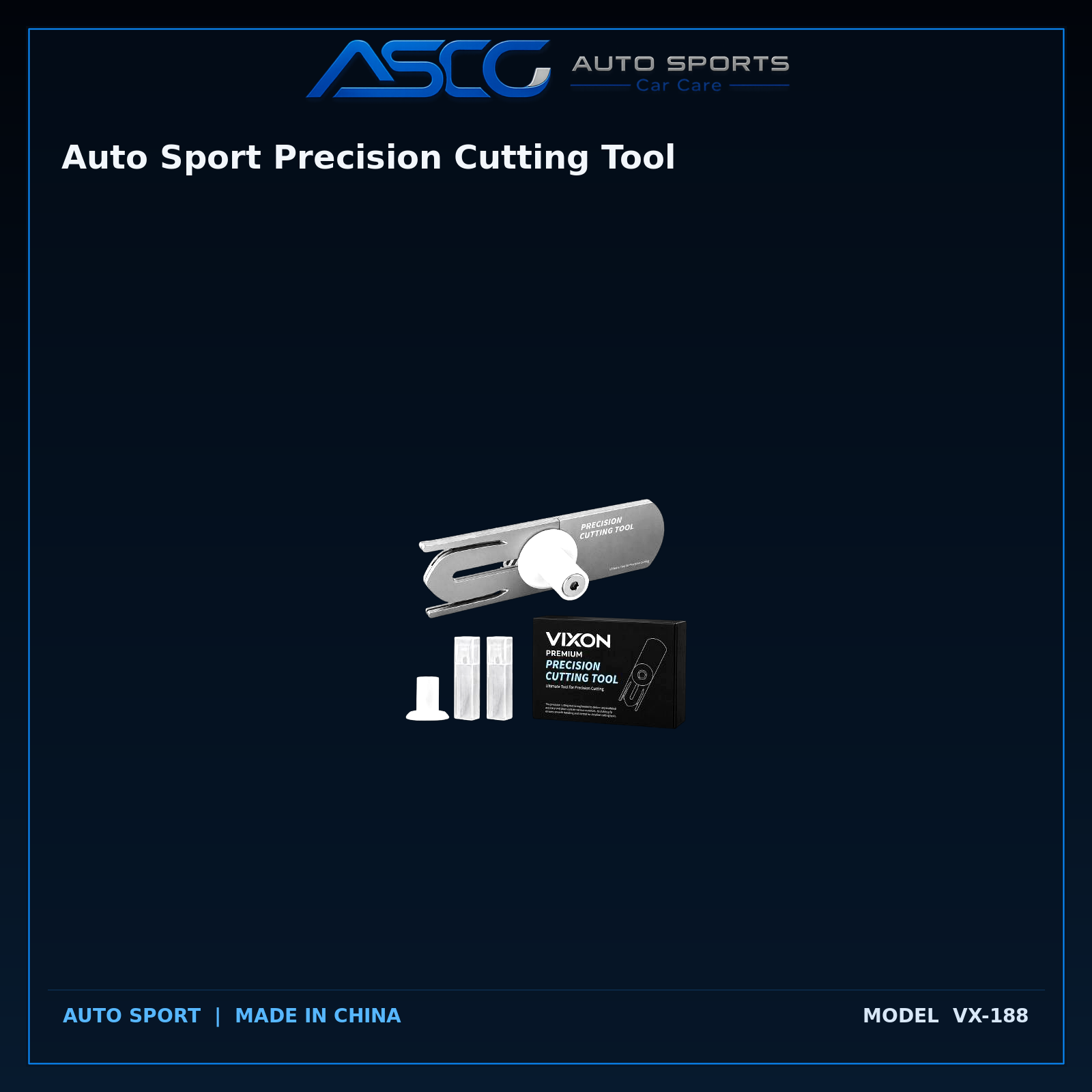 Auto Sport Precision Cutting Tool VX-188 catalogue image 1