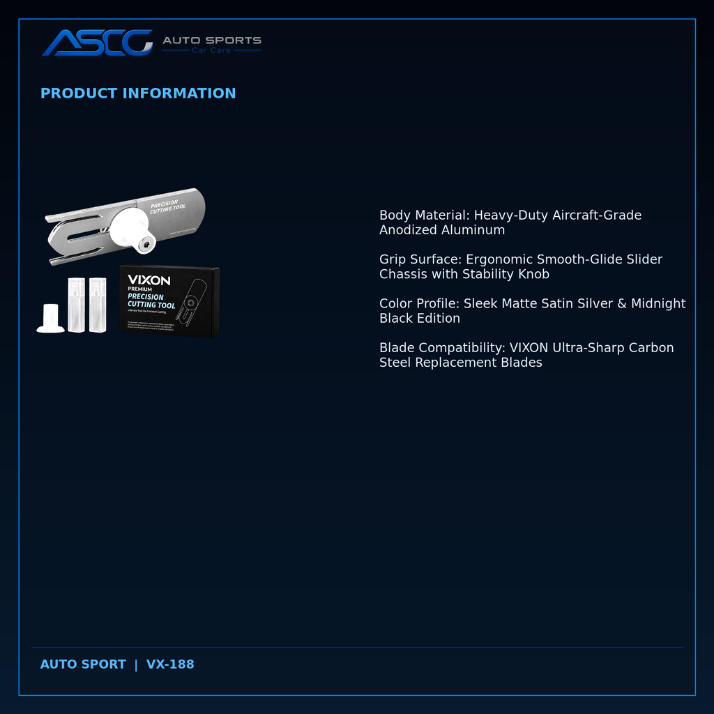 Auto Sport Precision Cutting Tool VX-188 catalogue image 5