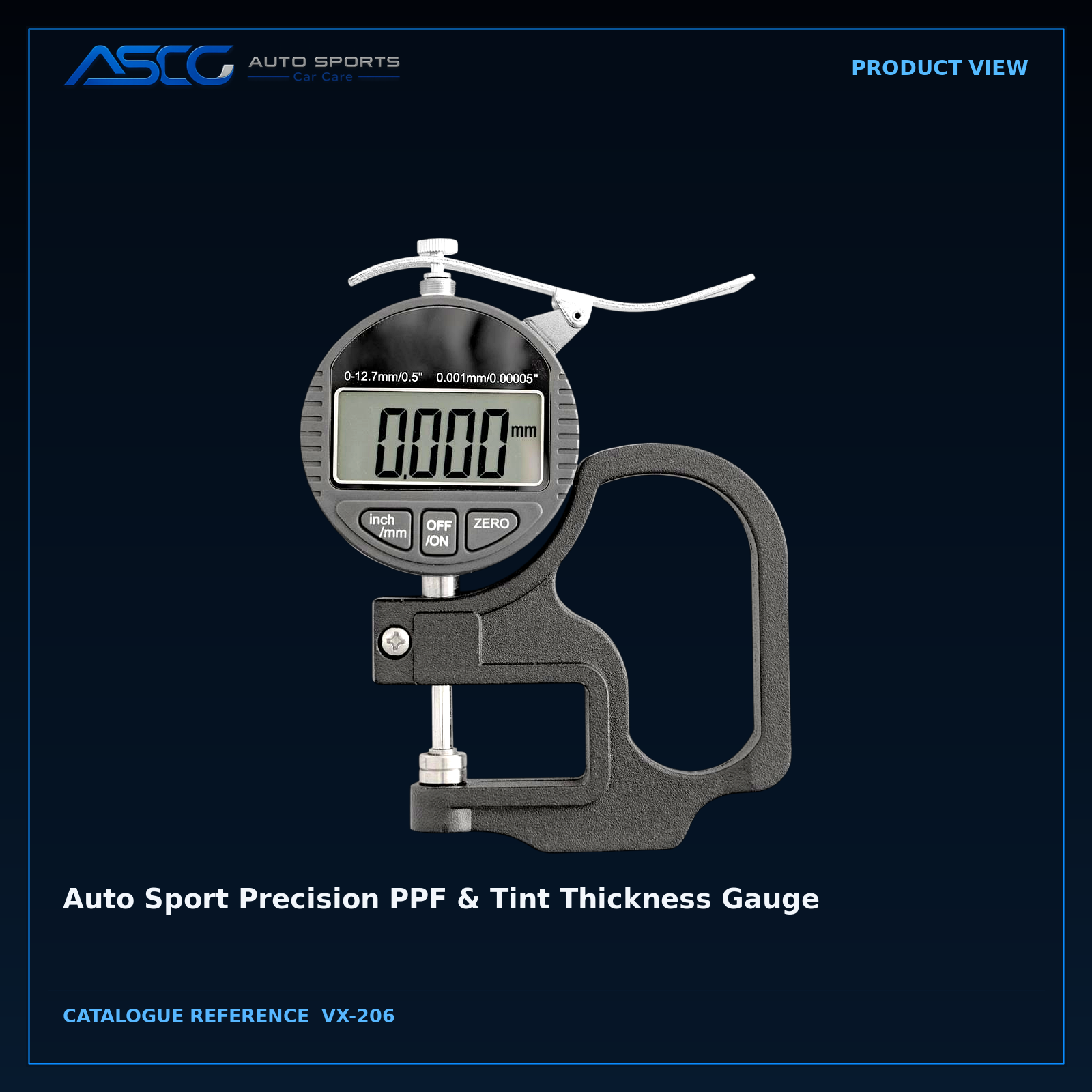 Auto Sport Precision PPF & Tint Thickness Gauge VX-206 catalogue image 2