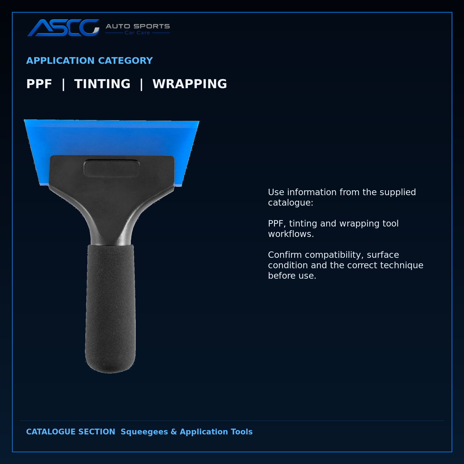 Auto Sport Short-Handle Blue Max Squeegee VX-01BX catalogue image 4