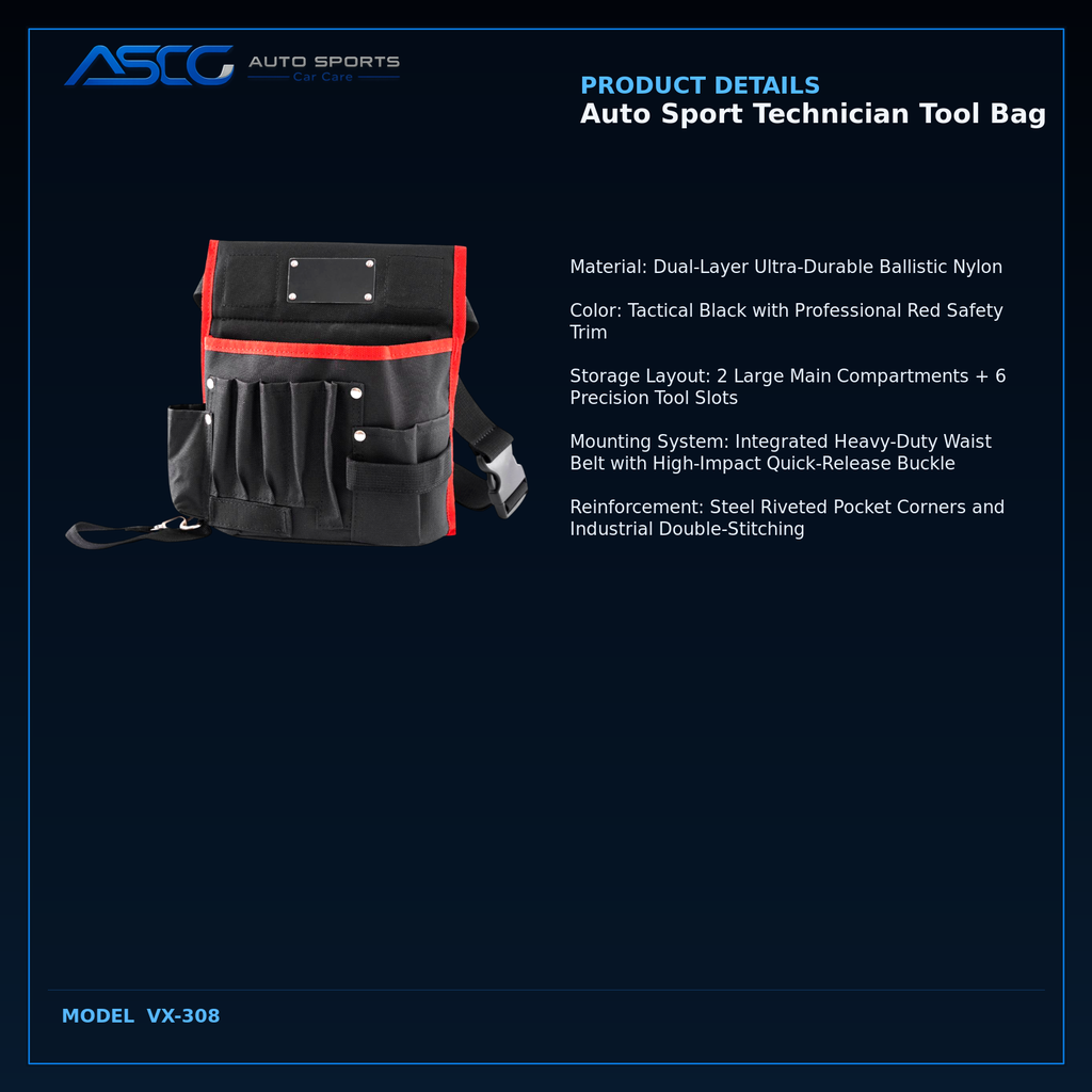 Auto Sport Technician Tool Bag VX-308 catalogue image 3
