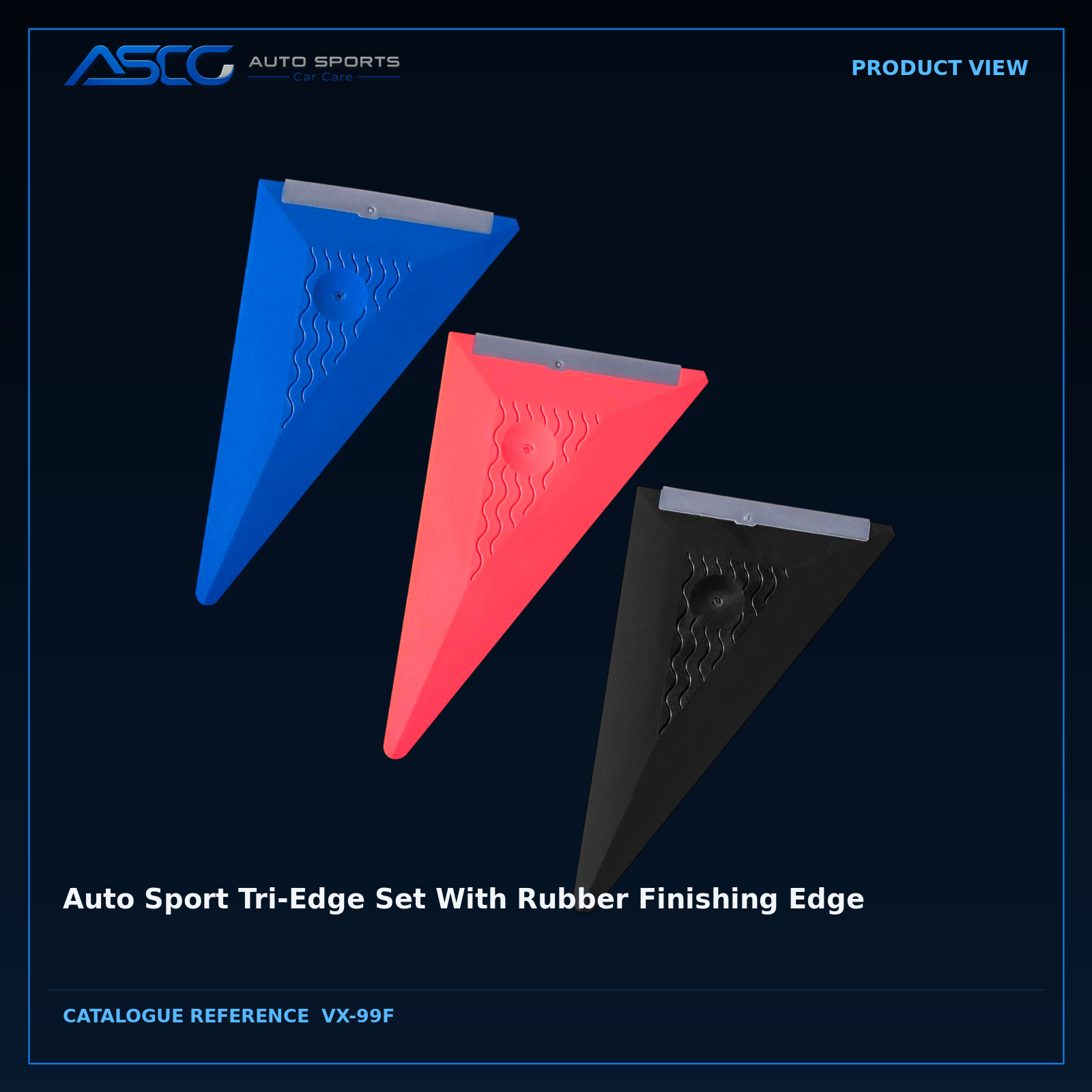 Auto Sport Tri-Edge Set With Rubber Finishing Edge VX-99F catalogue image 2