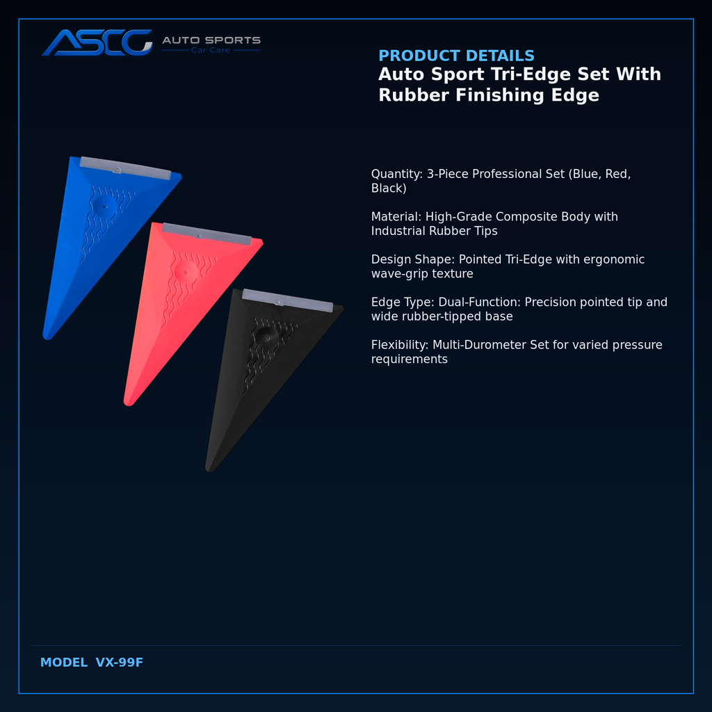 Auto Sport Tri-Edge Set With Rubber Finishing Edge VX-99F catalogue image 3