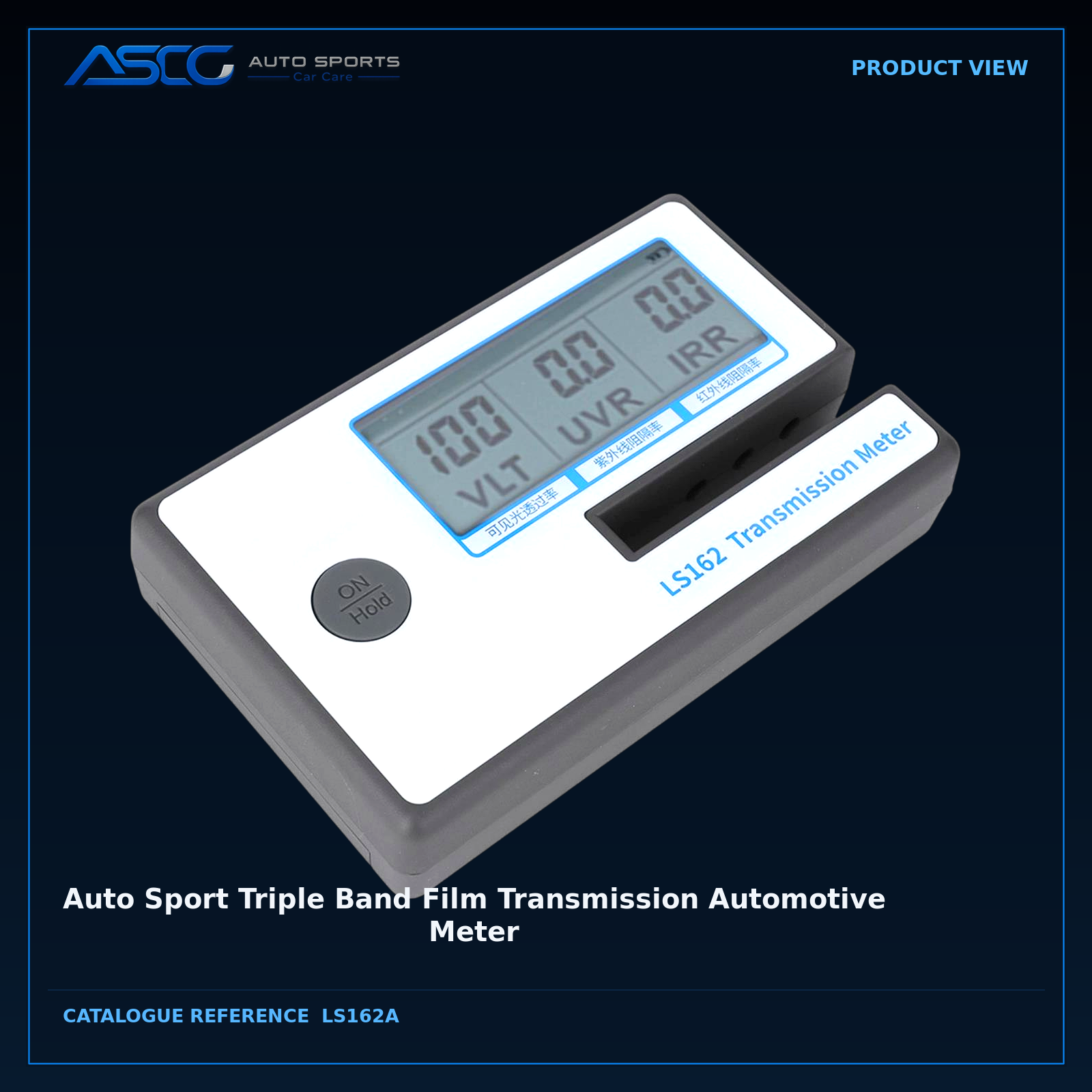 Auto Sport Triple Band Film Transmission Automotive Meter LS162A catalogue image 2