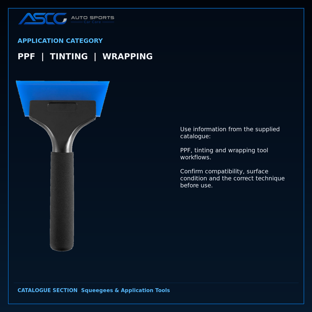 Auto Sport Long-Handle Blue Max Squeegee VX-02BX application category